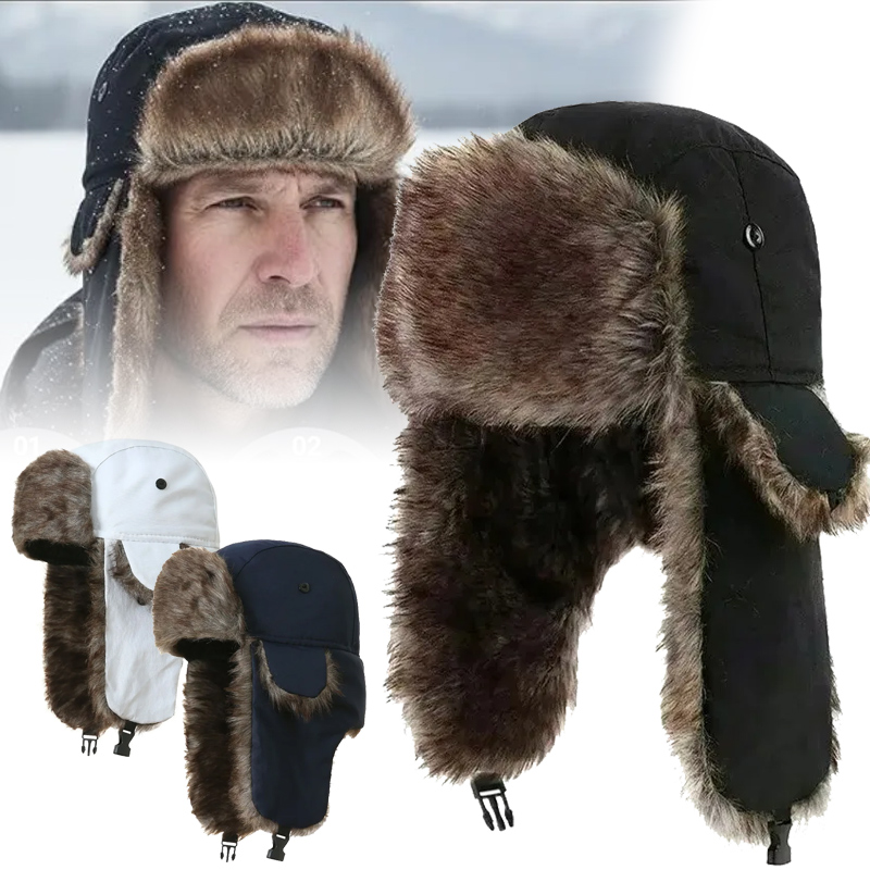 Unisex Winter Trapper Hat Wate - Trapper Hat Ear Flap ulasan dan harga