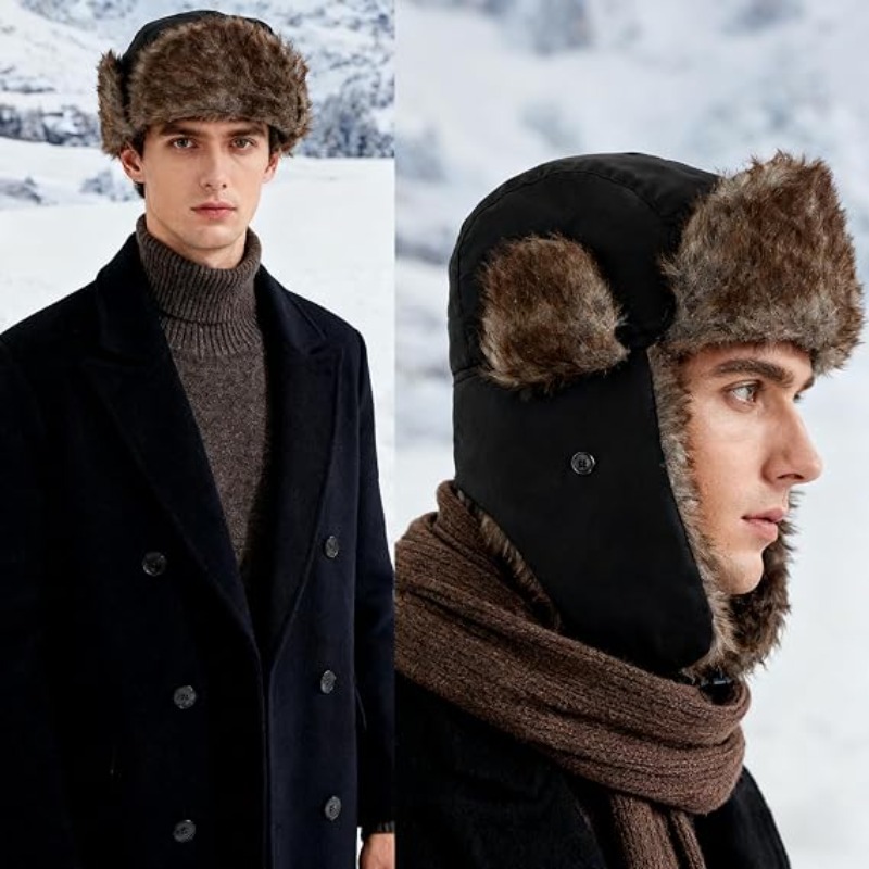 Unisex Winter Trapper Hat Wate - Trapper Hat Ear Flap ulasan dan harga