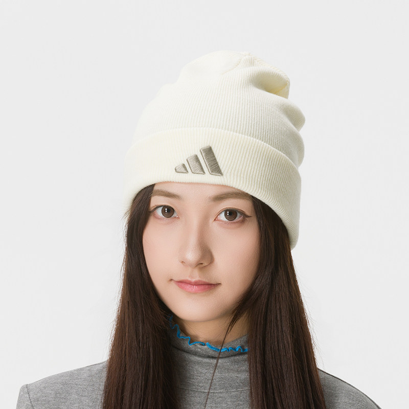 Adidas Beanie KQ6682 Ivory Whi - Beanie Cuffed Knit ulasan dan harga