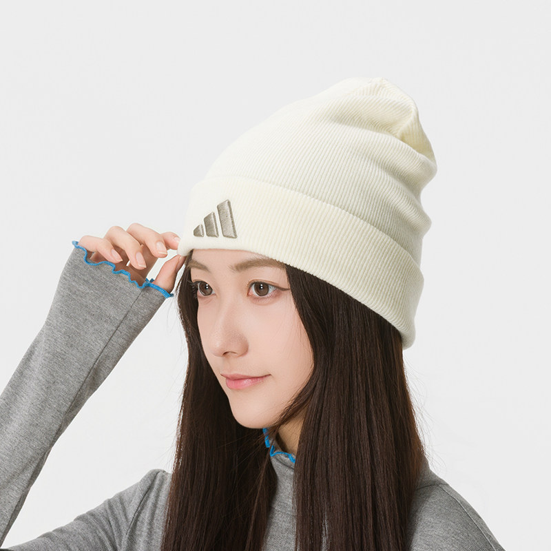 Adidas Beanie KQ6682 Ivory Whi - Beanie Cuffed Knit ulasan dan harga