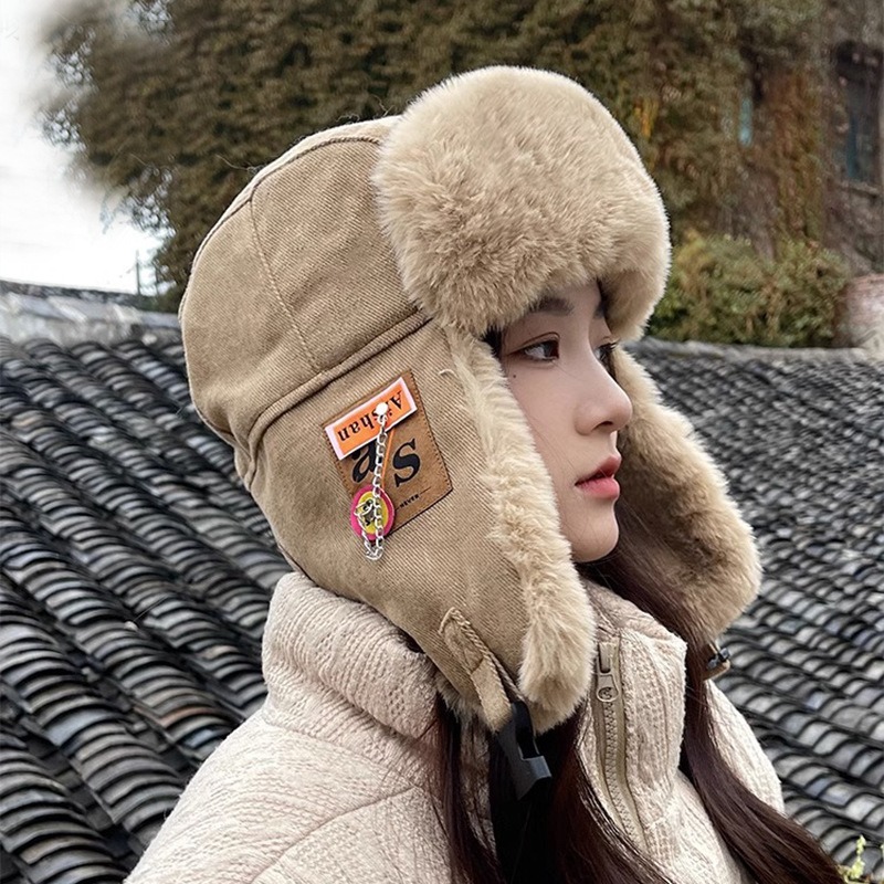 Unisex Winter Thick Lei Feng H - Trapper Hat Ear Flap ulasan dan harga