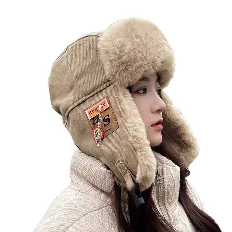Unisex Winter Thick Lei Feng H - Trapper Hat Ear Flap ulasan dan harga