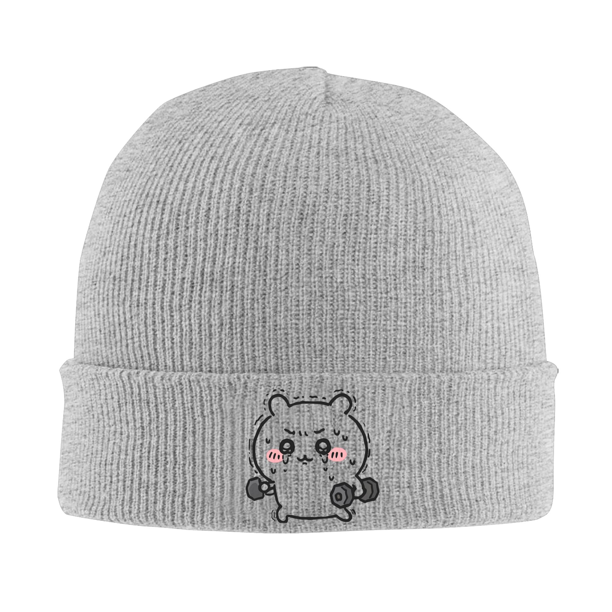 Chiikawaes Usagi Weightlifting - Beanie Cuffed Knit ulasan dan harga