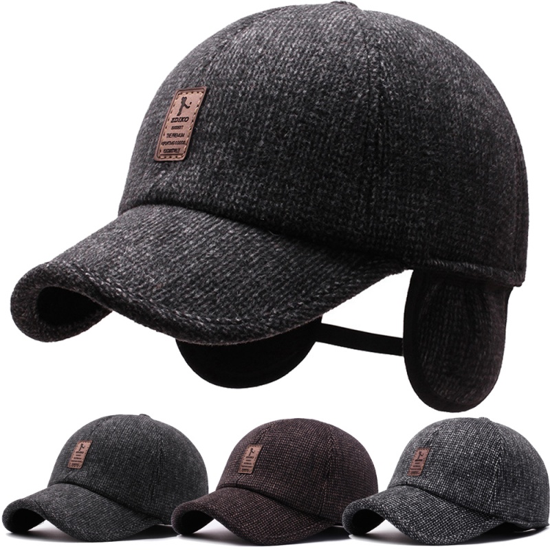 Men Autumn Winter Warm Cotton  - Golf Cap Dad ulasan dan harga