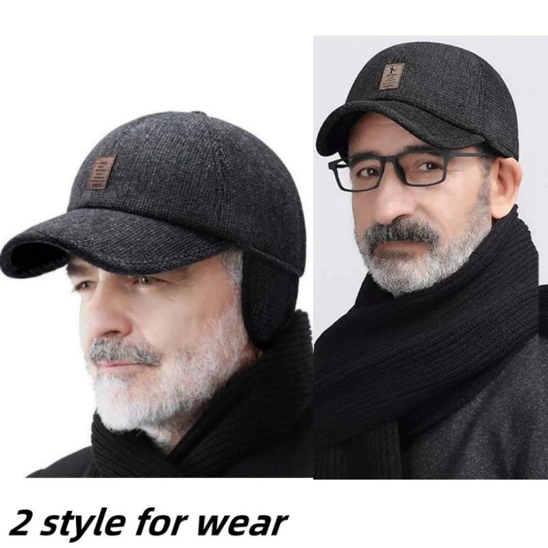 Men Autumn Winter Warm Cotton  - Golf Cap Dad ulasan dan harga