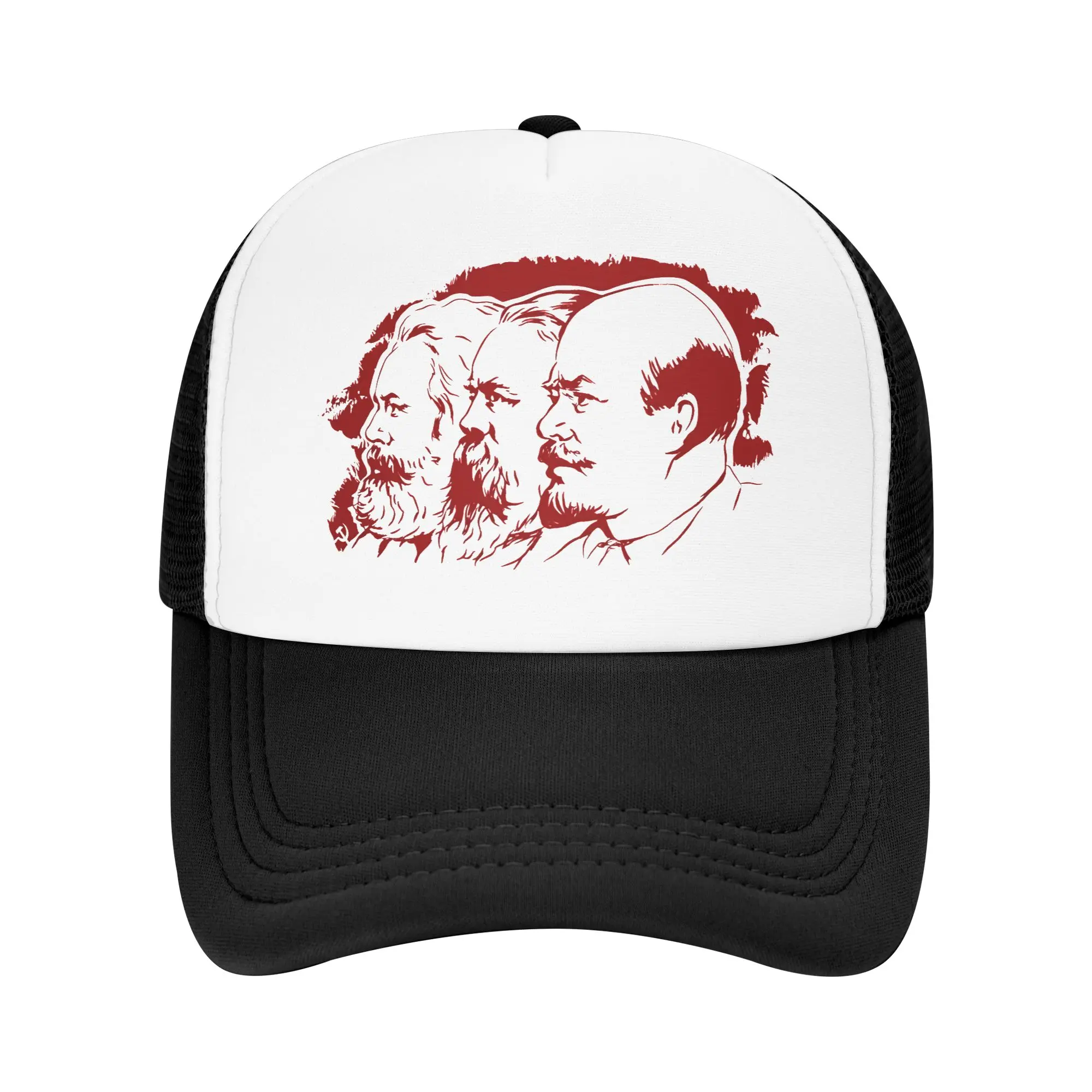 New Marx Engels Lenin  Mesh Su - Trucker Cap Mesh ulasan dan harga
