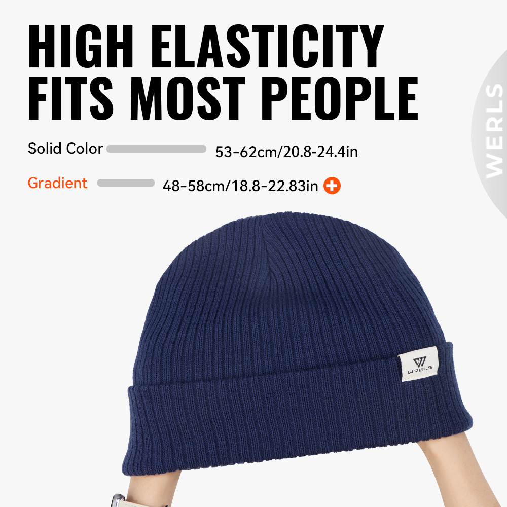WRELS Winter Beanie Hat Knit C - Beanie Cuffed Knit ulasan dan harga