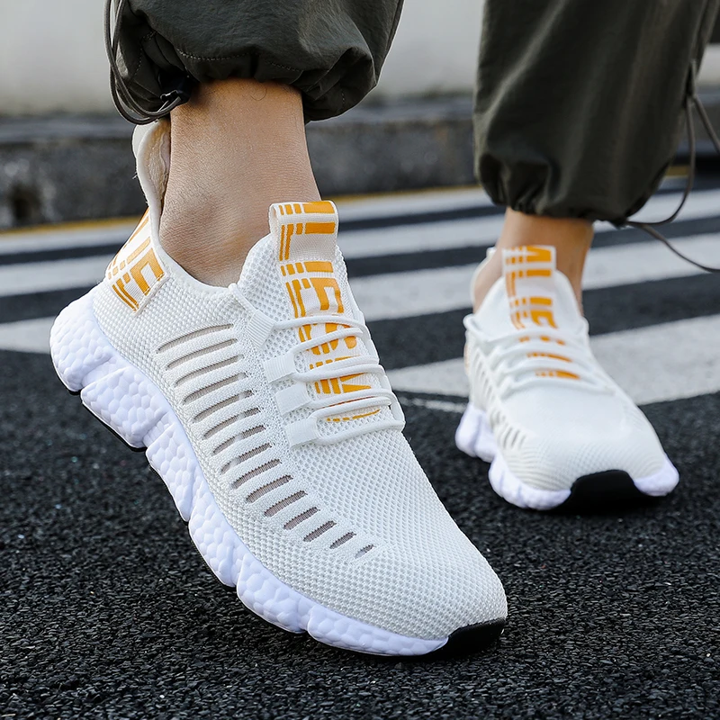 Men Casual Shoes Sneakers Brea - Running Cap Lightweight ulasan dan harga